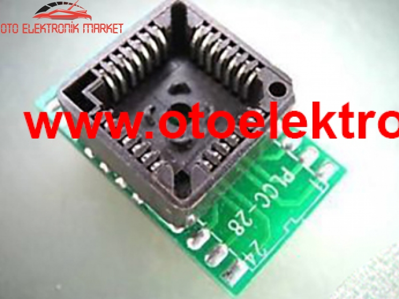 PLCC-28 DİP PİN | PLCC-28 DİP PİN OTO ELEKTRONİK MARKET PROGRAMLAMA ADAPTÖRÜ