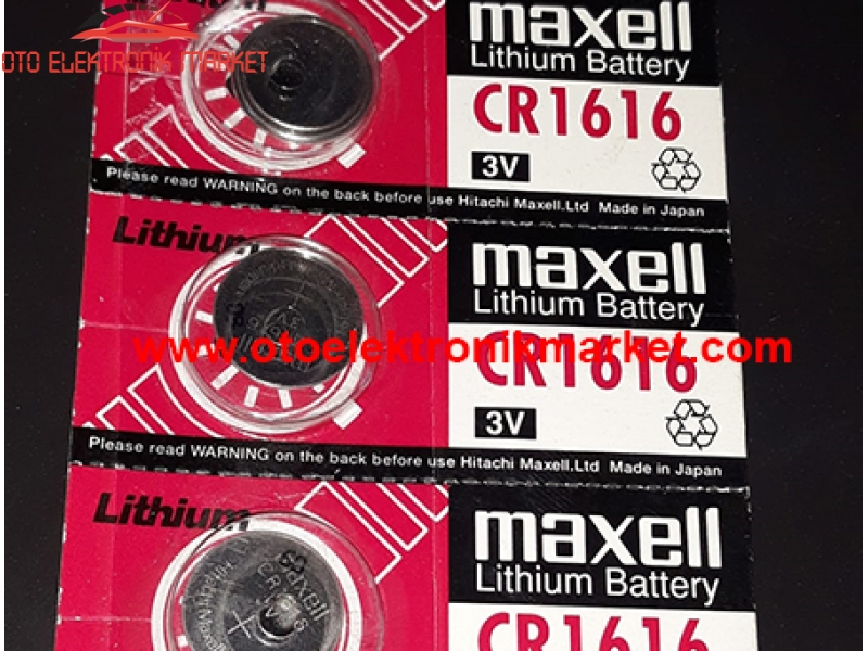 CR1616 3V | CR1616 3 V OTO ELEKTRONİK MARKET OTO KUMANDA PİLİ
