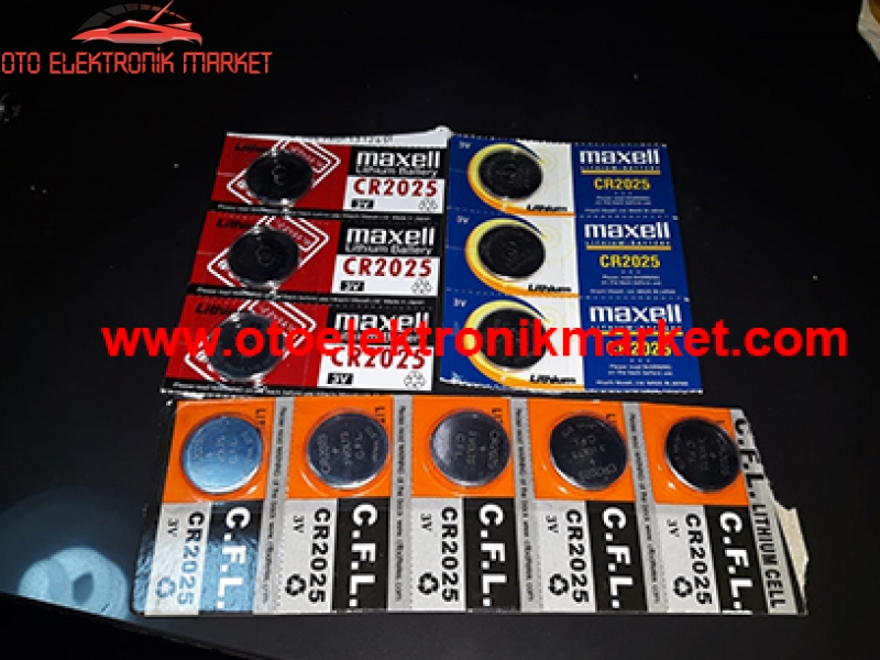CR2025 3V | CR2025 3 V OTO ELEKTRONİK MARKET OTO KUMANDA PİLİ