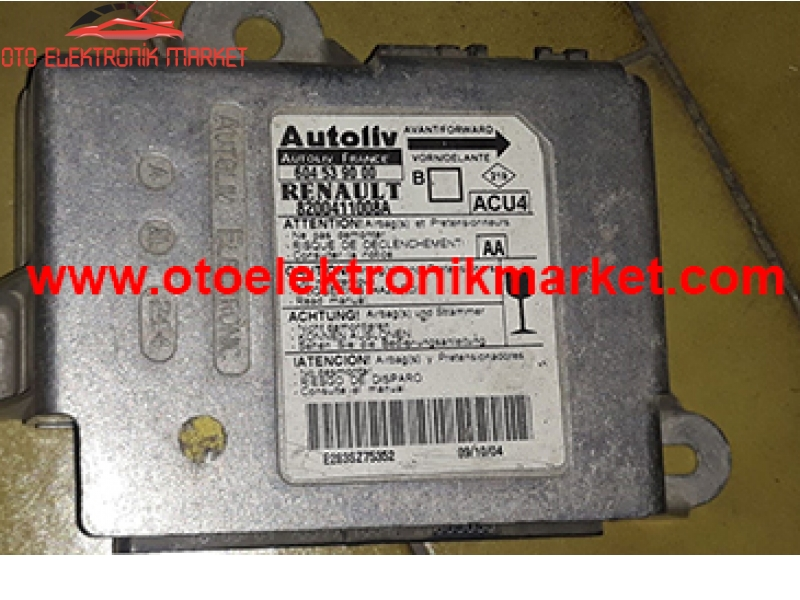 604 53 90 00-8200411008A | 604539000-8200411008A OTO ELEKTRONİK MARKET AİRBAG (HAVA YASTIĞI) BEYİNLERİ