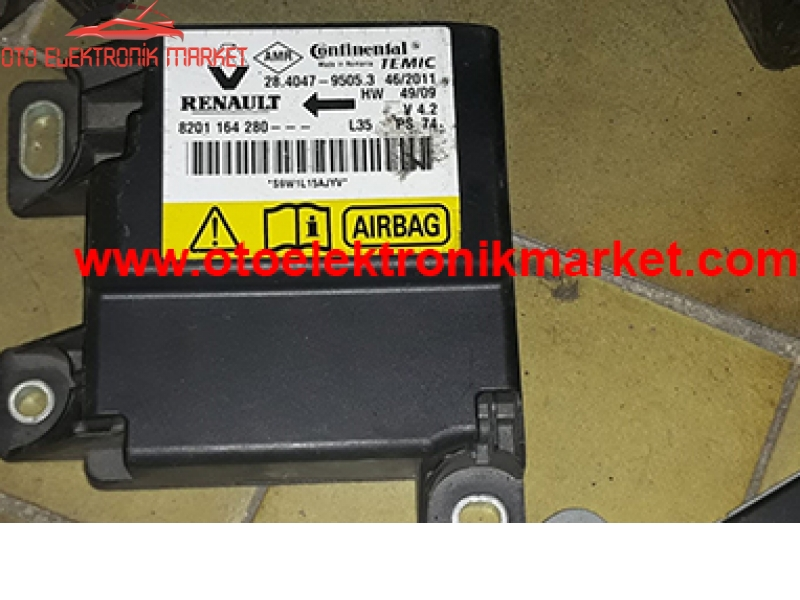8201 164 280 | 8201164280 OTO ELEKTRONİK MARKET AİRBAG (HAVA YASTIĞI) BEYİNLERİ