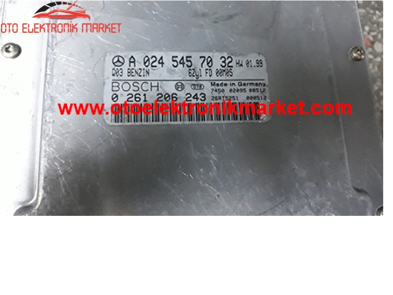 0 261 206 243-A 024 545 70 32 | 0261206243-A0245457032 OTO ELEKTRONİK MARKET OTO BEYİNLERİ