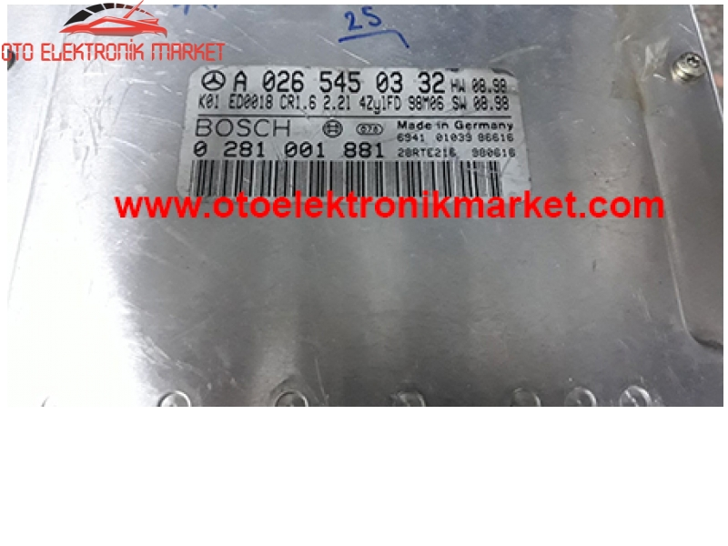 0 281 001 881-A 026 545 03 32 | 0281001881-A0265450332 OTO ELEKTRONİK MARKET OTO BEYİNLERİ