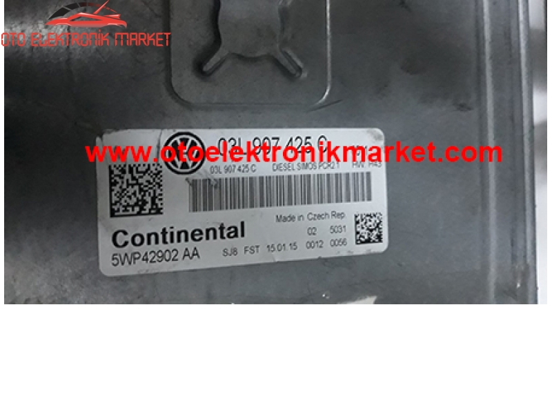 03L 907 425 C-5WP42902 AA | 03L907425C-5WP42902 AA OTO ELEKTRONİK MARKET OTO BEYİNLERİ