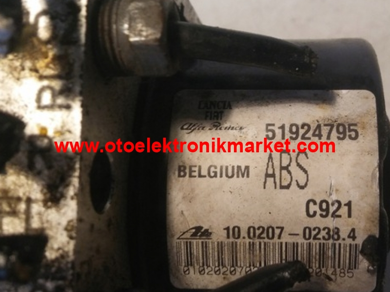 ABS PUMP FIAT LANCIA 51924795, 10.0207-0238.4, 10020702384, 10.0970-1615.3, 10097016153