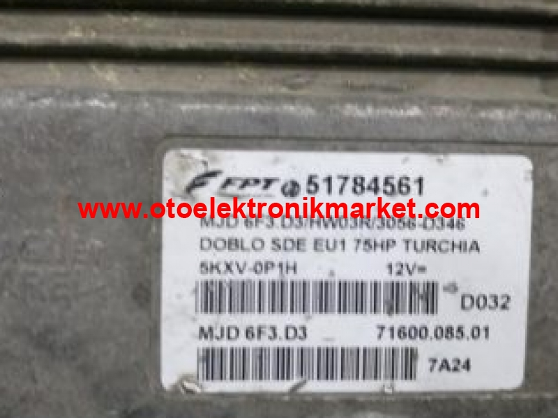 51784561 fiat doblo motor beyni