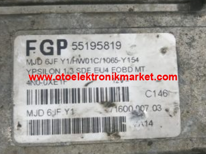 FİAT LANCİA ECU MOTOR BEYNİ 1.3 MJ MAGNETİ MARELLİ FGP 55195819