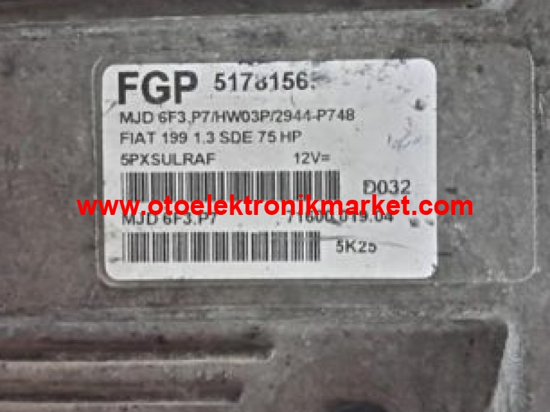 FİAT PUNTO 1.3 MOTOR BEYNİ 51781569 – MJD6F3.P7