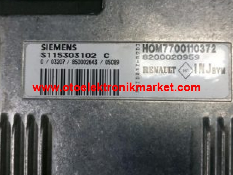 RENAULT HOM7700110372 7700110935 Siemens S115301102C