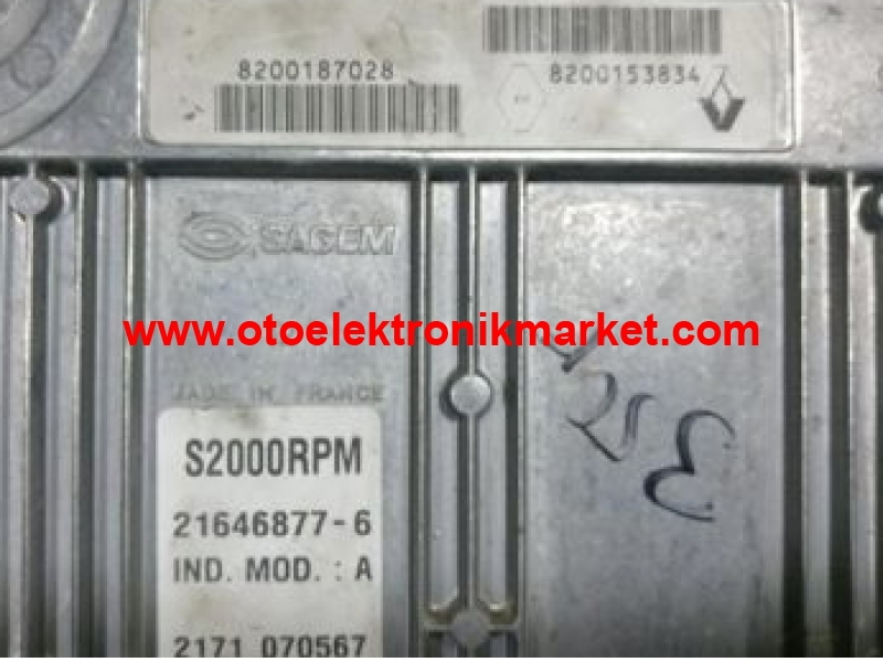 RENAULT LAGUNA MOTOR BEYNİ -8200153834 – 2164687