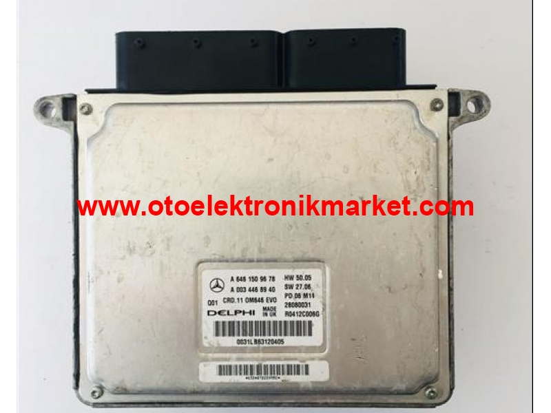 Mercedes W211 E Class Beyin Seti Delphi A6461509678 A0034468940 CRD.11 OM646 EVO - 28080031 2115452308 A2034621130