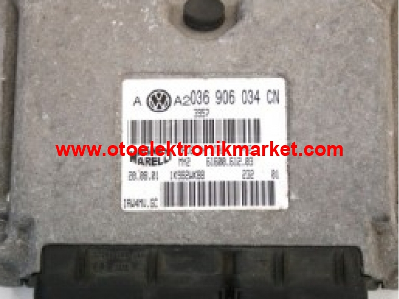 ECU ENGINE CONTROLLER VW VOLKSWAGEN GOLF BORA 1.6 AZD 036 906 034 CN, 036906034CN, 61600.612.03, IAW4MV.GC, IAW4MVGC
