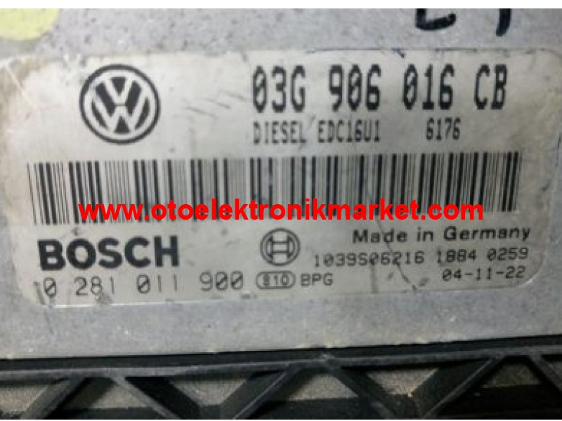 JETTA MOTOR BEYNİ 0281011900 – 03G906016CB
