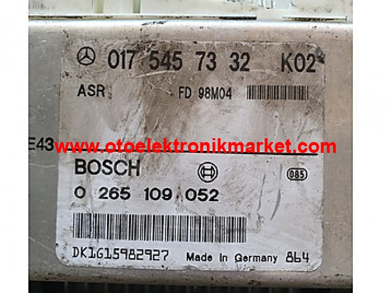 MERCEDES W210 ASR BEYNİ 0175457332 0185459232 0195453132 - 0265109052 - 0265109049 ATE 10094615124 A0175457332 A0195453132 A0185459232 A 017 545 73 32 A 018 545 92 32 A 019 545 31 32 MERCEDES ASR BEYNİ