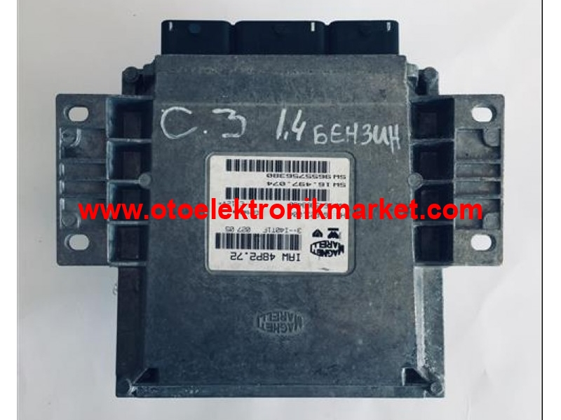 Peugeot 206 1.1 1.4 Motor Beyni IAW48P2.70 9642597680