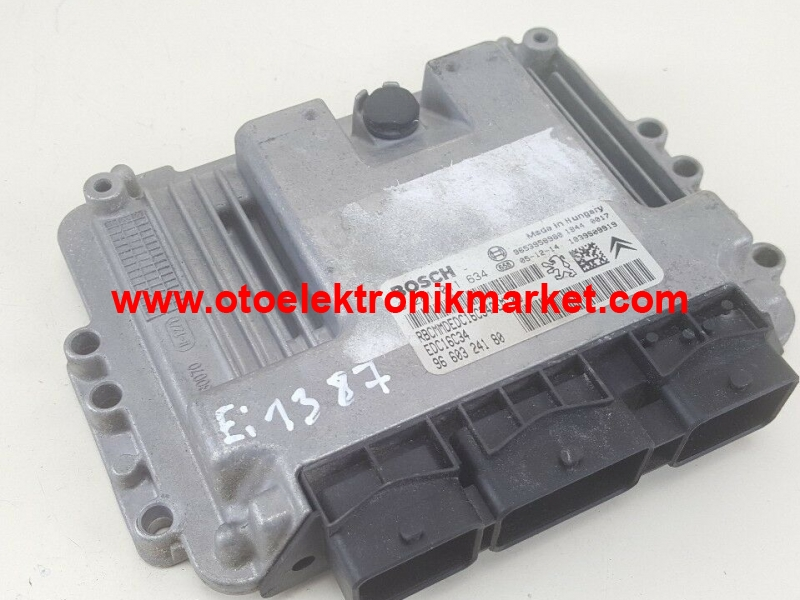 0281011634 9660324180 PEUGEOT, 307, 308, 1.6 HDI MOTOR BEYNI