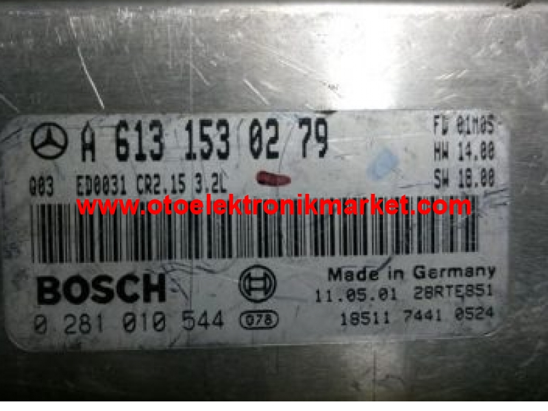 Mercedes E Class E320 CDI Bosch 0281010544 A 6131530279