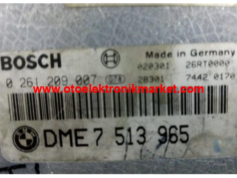 BMW E46 318Cİ MOTOR BEYNİ BOSCH 0261209007