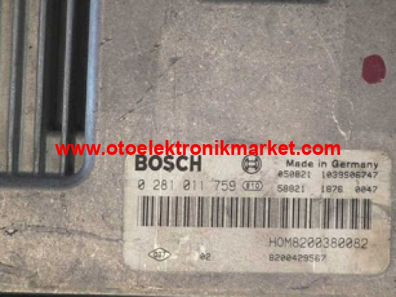 0281011759 TRAFİK 1.9 MOTOR BEYNİ,ÇIKMA TRAFİK MOTOR BEYNİ