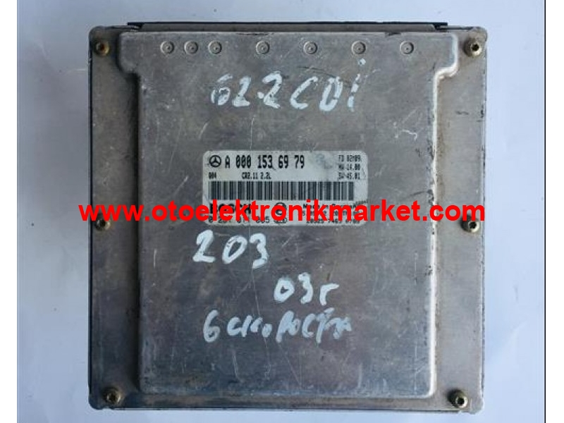 Mercedes W203 2.2 CDI Motor Beyni Bosch A0001536979 - A 000 153 69 79 - 0281011005 - CR2.11 2.2L