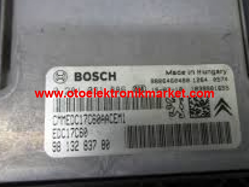 0281031886/ 9813283780/ MOTOR BEYNI PEUGEOT CITROEN EDC17C60