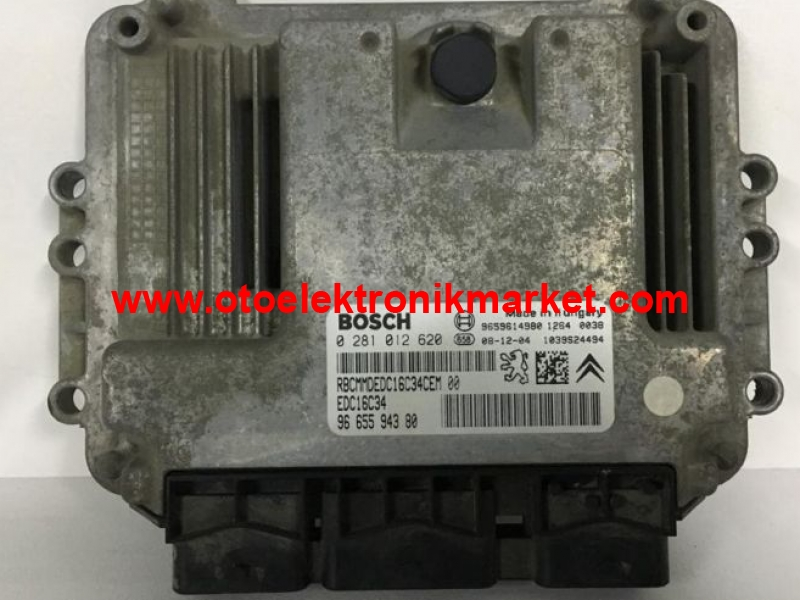 Citroen Berlingo 1.6 Motor Beyni HDI Dizel 9663944680 / 96 639 446 80 / Bosch 0281012620 / 0 281 012 620