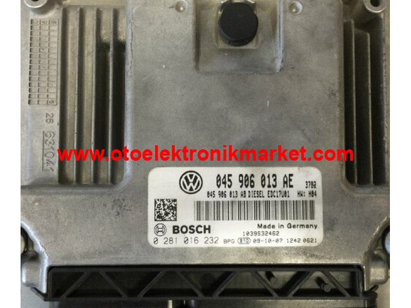 VW Seat Skoda VW 1.4 TDI Engine ECU 045906013 AE BOSCH 0281016232