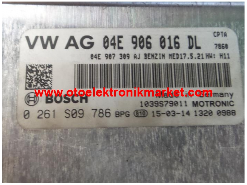 04E 906 016 DL 04E906016DL 0261 S09 786 0261S09786 Seat Ibiza 2015 Turbo-Petrol 1.4 TSI